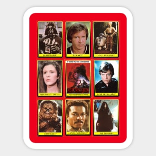 Vintage 1983 Collectable Movie Card Montage Sticker